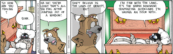 Get Fuzzy on Monday October 14, 2013 Comic Strip