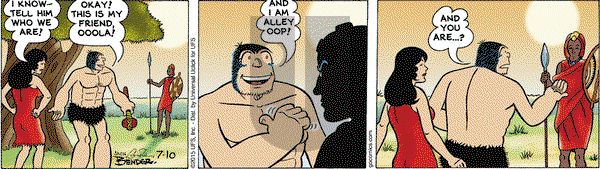 Alley Oop on Friday July 10, 2015 Comic Strip