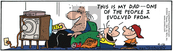 Frank and Ernest - Friday April 16, 2004 Comic Strip