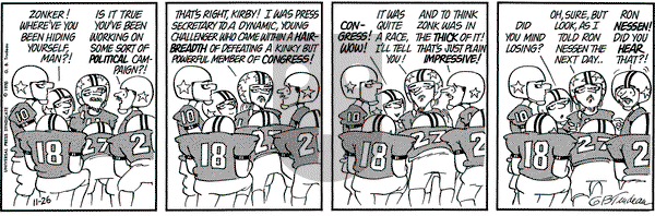 Doonesbury on Friday November 26, 1976 Comic Strip