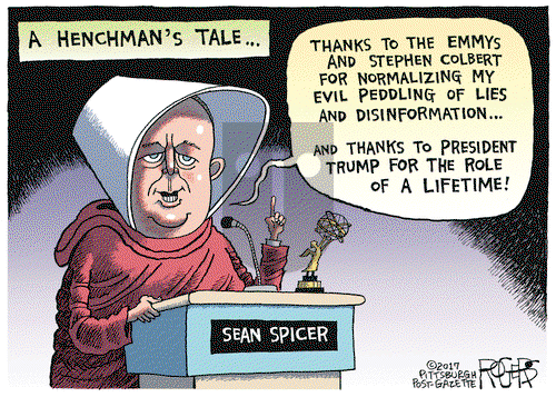 Rob Rogers on Tuesday September 19, 2017 Comic Strip
