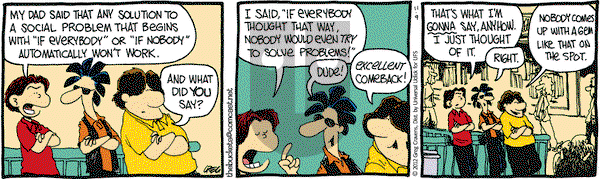 The Buckets on Friday November 9, 2012 Comic Strip