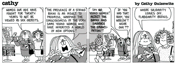 Cathy Classics on Tuesday June 11, 1996 Comic Strip
