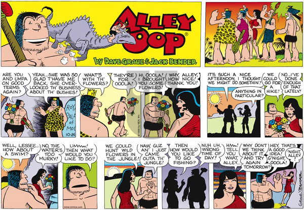 Alley Oop on Friday January 14, 2000 Comic Strip