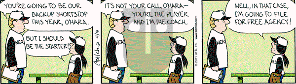 The Born Loser on Saturday April 9, 2011 Comic Strip