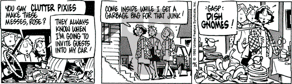 Rose is Rose on Friday October 2, 1992 Comic Strip