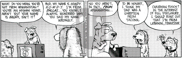 Get Fuzzy on Tuesday January 29, 2002 Comic Strip