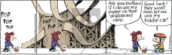 Cul de Sac on Saturday April 18, 2015 Comic Strip
