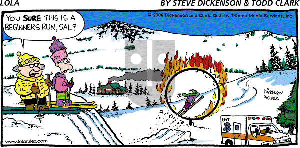 Lola on Sunday February 1, 2004 Comic Strip