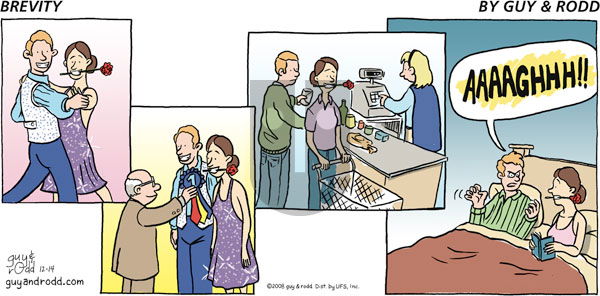 Brevity on Sunday December 14, 2008 Comic Strip
