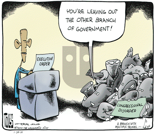 Tom Toles on Thursday January 30, 2014 Comic Strip