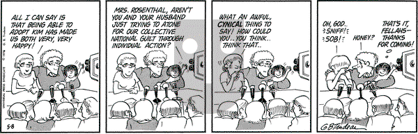 Doonesbury - Thursday May 8, 1975 Comic Strip