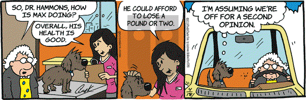 Lola on Thursday April 18, 2019 Comic Strip