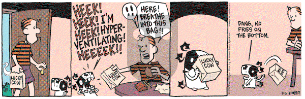 Pooch Cafe on Friday August 3, 2007 Comic Strip