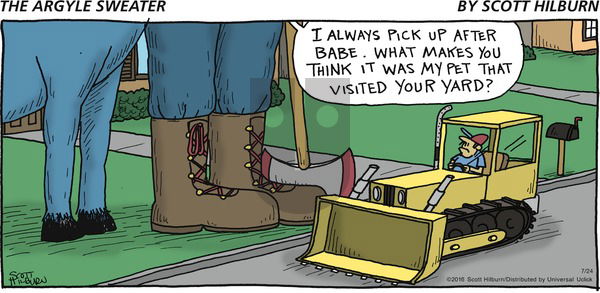 The Argyle Sweater on Sunday July 24, 2016 Comic Strip