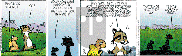 Over the Hedge on Wednesday April 22, 2015 Comic Strip