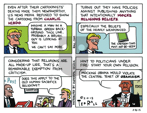 Ted Rall - Friday January 16, 2015 Comic Strip