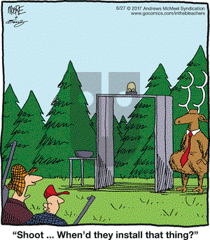 In the Bleachers on Tuesday June 27, 2017 Comic Strip