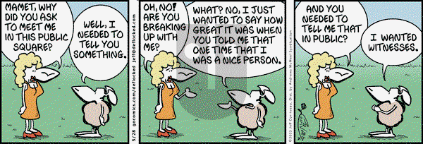 DeFlocked on Wednesday May 28, 2025 Comic Strip