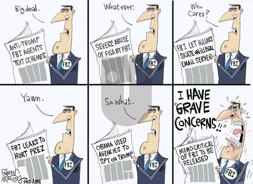 Glenn McCoy on Friday February 2, 2018 Comic Strip
