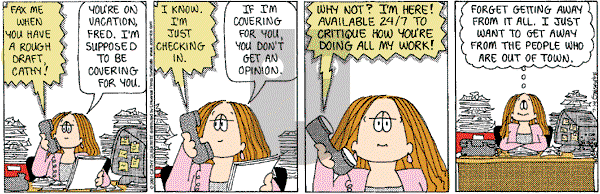 Cathy Classics - Saturday July 14, 2012 Comic Strip