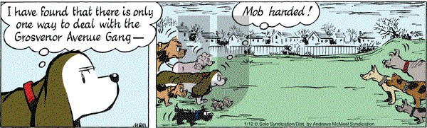 Fred Basset on Thursday January 12, 2017 Comic Strip