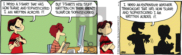 The Buckets on Friday December 2, 2011 Comic Strip