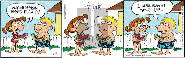 Soup to Nutz - Old on Monday August 3, 2009 Comic Strip