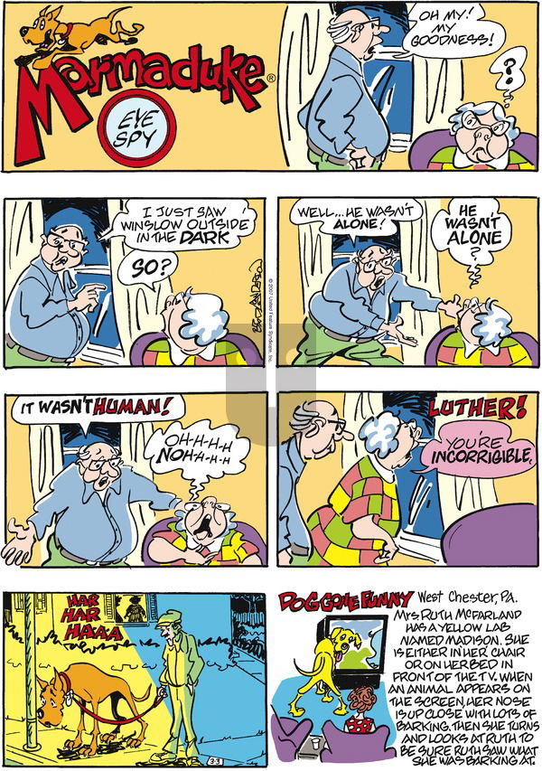 Marmaduke on Sunday March 3, 2013 Comic Strip