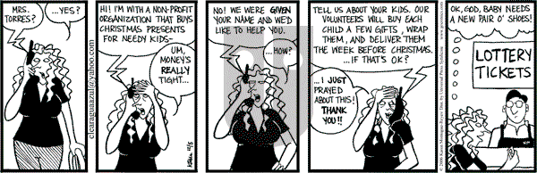 Clear Blue Water on Tuesday December 5, 2006 Comic Strip