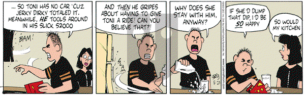 Luann on Thursday August 21, 2003 Comic Strip
