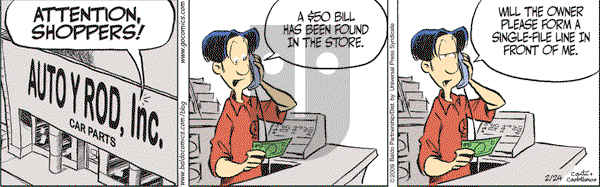 Baldo - Tuesday February 24, 2009 Comic Strip