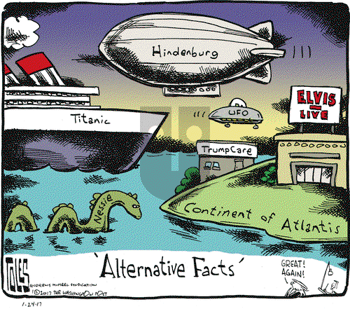 Tom Toles on Tuesday January 24, 2017 Comic Strip