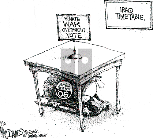 Matt Davies on Tuesday January 24, 2006 Comic Strip