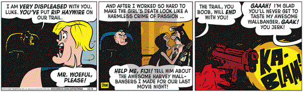 Rip Haywire on Friday October 9, 2015 Comic Strip