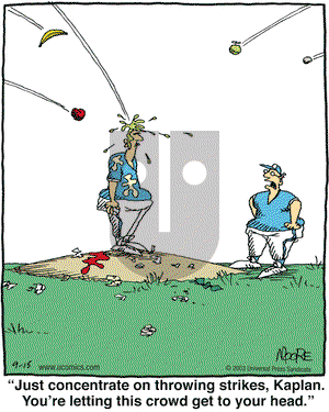 In the Bleachers on Monday September 15, 2003 Comic Strip