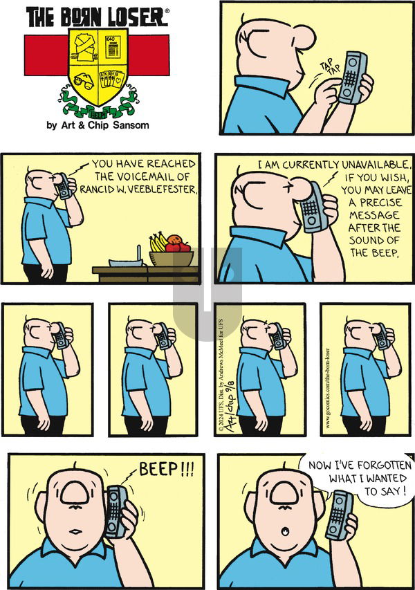 The Born Loser - Sunday September 8, 2024 Comic Strip