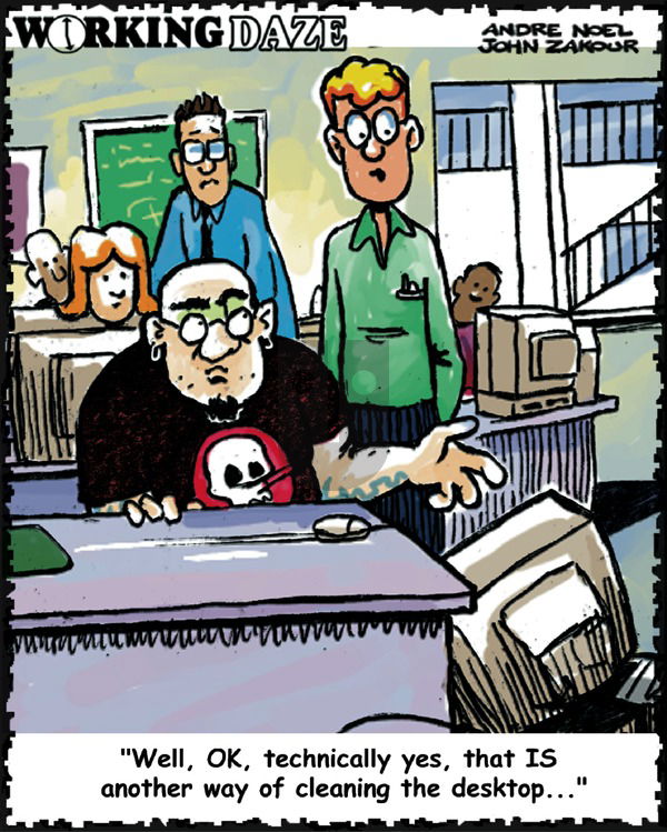 Working Daze on Sunday March 3, 2002 Comic Strip