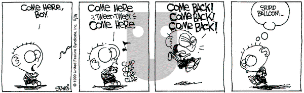 The Buckets on Monday May 31, 1999 Comic Strip