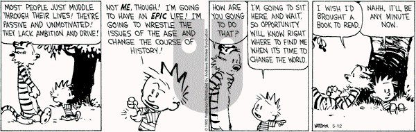 Calvin and Hobbes - Thursday May 12, 2022 Comic Strip