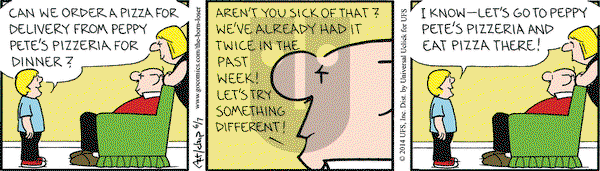 The Born Loser - Saturday June 7, 2014 Comic Strip