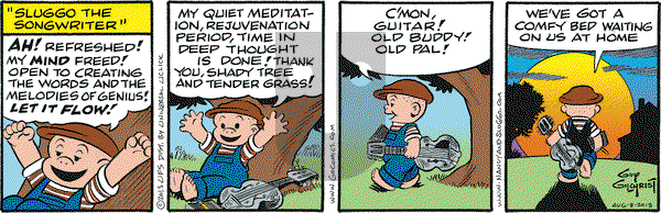 Nancy on Thursday August 8, 2013 Comic Strip
