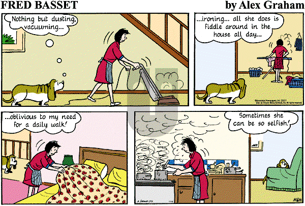Fred Basset on Tuesday November 13, 2001 Comic Strip