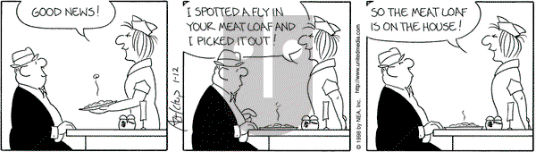 The Born Loser on Monday January 12, 1998 Comic Strip