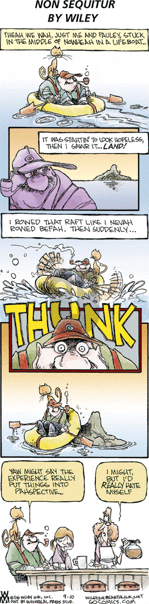 Non Sequitur on Sunday September 10, 2006 Comic Strip