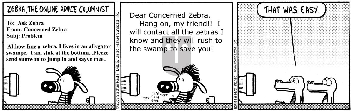 Pearls Before Swine - Tuesday May 6, 2003 Comic Strip