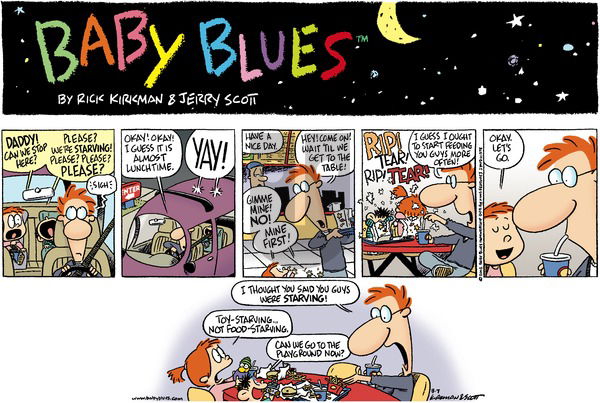 Baby Blues on Sunday August 7, 2005 Comic Strip