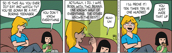 Luann on Tuesday July 13, 2010 Comic Strip