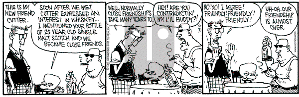 Monty on Friday October 3, 2003 Comic Strip