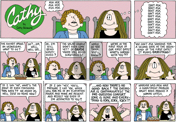 Cathy Classics - Sunday October 10, 2010 Comic Strip